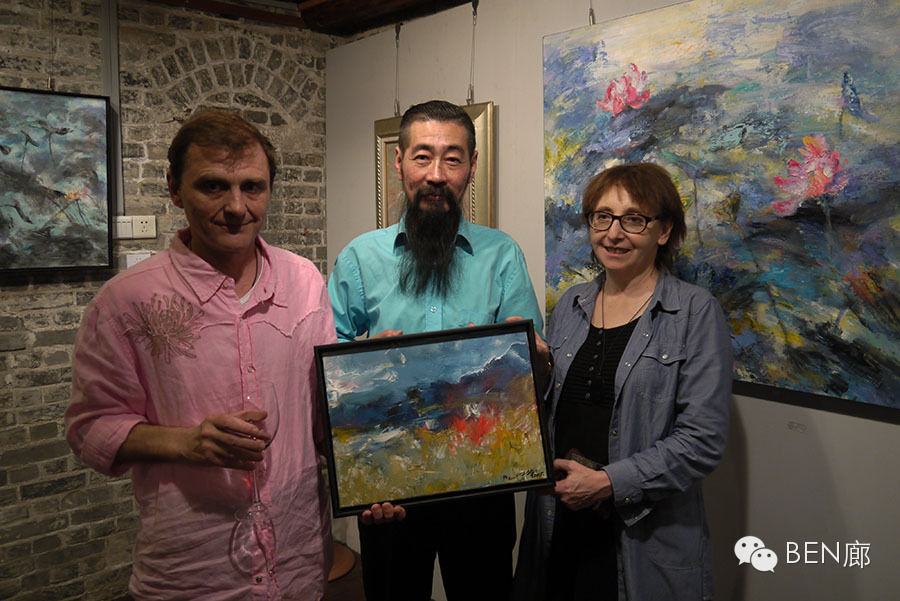 法国驻广州总领事伉俪亲临现场，《守望·远征》帕斯卡 & 陈本 作品巡展开幕酒会圆满成功！