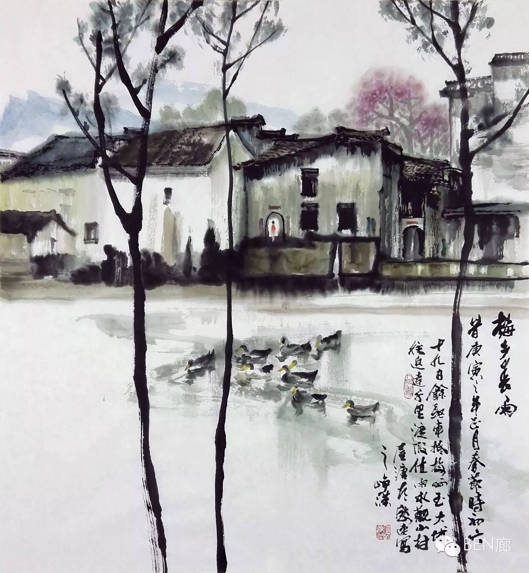 。。。。。。随心而往·道法自然【邀请函】——《对话水墨》谢峥嵘山水画作品展