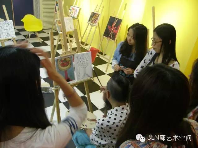 活动回顾|| BEN廊艺术空间--零基础油画下午茶沙龙